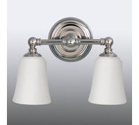 FEISS Aplique LED de baño Huguenot Lake, 2 luces