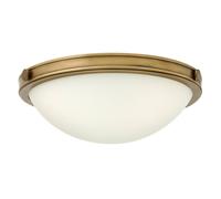 Elstead Lighting Collier plafón 2x40 W latón HK-COLLIER-F-S