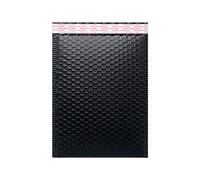 Feizikaw Caja Almacenaje Ropa Sobres con Sello de Burbujas, 5 uds., Sobres de poliéster, Color Negro, para el y organizadores (C, One Size)