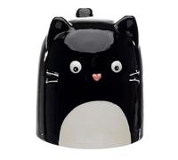 Feline fine cat upside down ceramic shaped mug
