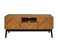 Felix Mueble para TV (L x An x Al: 40 x 110 x 48 cm, MDF, Acabado en espiga)