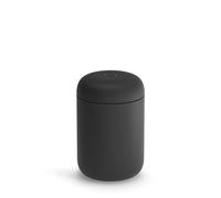 Fellow Carter Everywhere | Taza de viaje | Vaso para café y té de acero inoxidable con aislamiento al vacío, de boca ancha con interior de cerámica | Negro mate | 355 ml