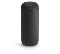 Fellow Carter Move Travel Mug - 16 oz Stainless Steel Vacuum Insulated Tumbler with Ceramic Inner and Splash Guard - Matte Black