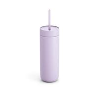 Fellow Taza de Viaje Carter Cold de 20 Onzas para Agua, Té, Café, Batidos y Más - Vaso de Café Helado Aislado al Vacío de Acero Inoxidable Con Tapa Resistente a Derrames y Pajita