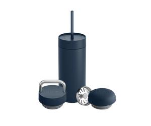 Fellow Taza térmica Carter Move con juego de tapones 3 en 1 Stone blue