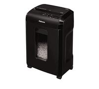 Fellowes 10M - Trituradora de Papel, microcorte, destruye hasta 10 Hojas, destructora de Papel Uso Personal, Papelera 19L, Nivel de Seguridad DIN-P5, con Bloqueo de Seguridad, Color Negro