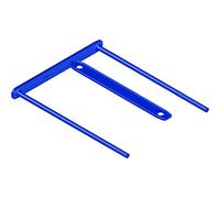 Fellowes 1189401 - Lote de 100 clips para archivos Bankers Box 10 cm azul