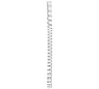Fellowes 5115701 - Pack de 100 espirales metálicas 18 mm, plata