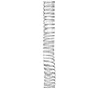 Fellowes 5116901 - Pack de 25 espirales metálicas 42 mm, plata