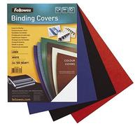 Fellowes 5361401 - Portadas para encuadernar de polipropileno, A4, transparente