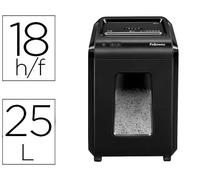 Fellowes 92CS Destructora de documentos, Corte en partículas, Negra