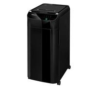 Fellowes Destructora de papel automática Automax 550C – 4x38mm, 550 hojas, papelera 83L, destruye CD