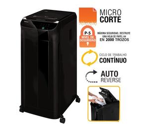 Fellowes AutoMax 600M Destructora de Papel Automática Microcorte Negra