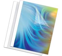 Fellowes Carpetas para encuadernación térmica estándar 4 mm, pack de 100, color blanco