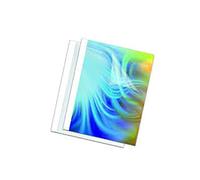 Fellowes Carpetas para encuadernación térmica estándar 8 mm, pack de 100, color blanco