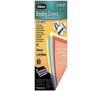 Fellowes Cristal - Portadas para encuadernar de PVC transparente, A4, transparente