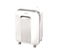 Fellowes LX201 Destructora 22L Blanca - corte en partículas 2*12mm - seguridad p-5 - destruye grapas/t.credito/clips