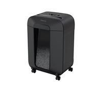 Fellowes LX85 - Trituradora de Papel, Corte en partículas, destruye hasta 12 Hojas, destructora de Papel Uso Personal, con Retroceso Automático, Papelera 19L, Nivel de Seguridad DIN-P4, Color Negro