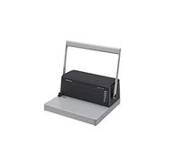 Fellowes Encuadernadora de espiral metálico Metal 100 ESP-100 5:1 perfora 20 hojas A4 encuaderna 450h