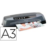Fellowes Plastificadora Neptune 3 A3 - 4 rodillos, frío/calor, hasta 175 micras, negra y gris
