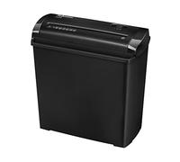 Fellowes Destructora de papel P-25S – Corte en tiras 7 mm, hasta 5 hojas, papelera 11 L, negra