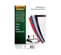 Fellowes · Pack 100 Portadas Polipropileno · A4 · 450 Micras · Negro