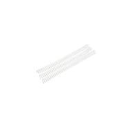 Fellowes Pack de 100 espirales metálicas, Blanco, 8 mm