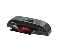 Fellowes Laminadora Calibre A4 - 80-125 micras, 1 min de calentamiento, autoapagado, 10 fundas, Negro