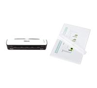 Fellowes Plastificadora Sola A4, para uso ocasional, 125 micras + ImageLast Pack de 25 fundas de plastificar, formato A4, 80 micras