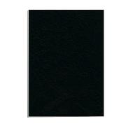 Fellowes Gekleurde Dekbladen Leatherlook FSC A4 - Black (25 PCs)