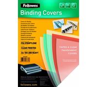Fellowes Portadas para encuadernar polipropileno A4 300 micras transparentes pack 100