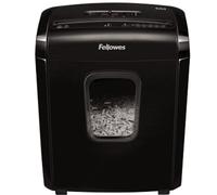 Fellowes Destructora de papel 6M – Minicorte 4 x 12 mm – Negra