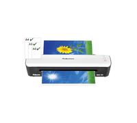 Fellowes Sola A4 - Plastificadora de documentos, para uso ocasional, lista para usar en 4 minutos, plastificadora A4 con apagado automático, 80-125 micras, color blanco, exclusiva de Amazon