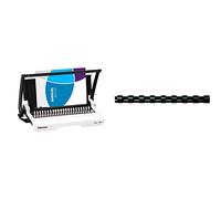 Fellowes Star + - Encuadernadora manual de canutillo de plástico, uso ocasional, color blanco