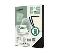 Fellowes Tapa de encuadernación | textura piel | 250gr| negra | A4 | 100 uds