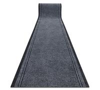 Felpudo Alfombra de pasillo con refuerzo de goma MÁLAGA gris 2107 80 cm 80x900 cm