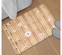 Felpudo Entrada Casa Flor Rosa Alfombra Salon Lavable Alfombra Entrada Casa Exterior Poliéster Felpudo Exterior Lluvia Suave Alfombras de Habitacion Salon Antideslizante Tapete 100x150
