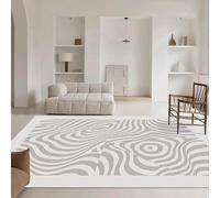 Felpudo Entrada Casa Gris Crema Blanca Alfombra Salon Lavable Alfombra Entrada Casa Exterior Poliéster Felpudo Exterior Lluvia Suave Alfombras de Habitacion Salon Antideslizante Tapete 150x200cm