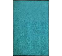Felpudo lavable azul cian 120x180 cm