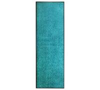 Felpudo lavable azul cian 60x180 cm
