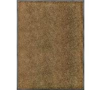 Felpudo lavable marrón 90x120 cm