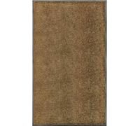 Felpudo lavable marrón 90x150 cm