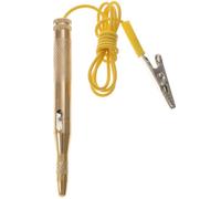FELTECHELECTR Comprobador de Voltaje Herramienta de Prueba Eléctrica Portátil para Coche y Motocicletas 6-24v con Cable Flexible y Punta Metálica