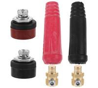 FELTECHELECTR Conector Rápido de Soldadura para Antorcha Tig en Área de Soldadura con Instalación sin Herramientas y Materiales de Cobre y Plástico, 1 Set