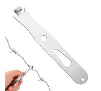 Fence Wire Twister - Herramienta de atado de cables, tensor de cables, herramienta de fijación para tubos de acero de invernadero, alambre multifuncional herramienta de valla giratoria con orificios