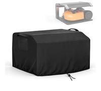 Fenghome Cubierta para robot cortacésped, robot cortacésped automático inalámbrico, funda impermeable, cubierta protectora para robot cortacésped WORX WA0810, con correa de hebilla y manejar, 75 x 59