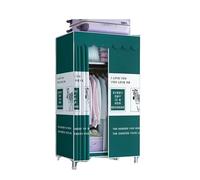 FENGJISUN Ropero Portátil para Ropa Dormitorio Cubierta De Armario Portátil Simple, Estantes For El Hogar, Organizador Almacenamiento Ropa Vestidor Salón(Grün,82x45x170cm)
