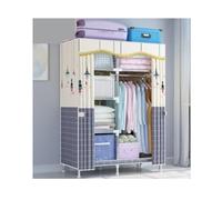 FENGJISUN Ropero Portátil para Ropa Dormitorio Cubierta De Armario Portátil Simple, Estantes For El Hogar, Organizador Almacenamiento Ropa Vestidor Salón(Multi-Colored,103x45x170cm)