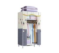 FENGJISUN Ropero Portátil para Ropa Dormitorio Cubierta De Armario Portátil Simple, Estantes For El Hogar, Organizador Almacenamiento Ropa Vestidor Salón(Multi-Colored,82x45x170cm)