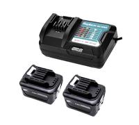 FengWings® 12V 2X 4,0 Ah BL1041B Batería Sustituir por Makita 12V Batería con Cargador 10.8V 12V DC10WD BL1016 Bl1021B BL1020B BL1040B / DF031D DF0331D TD110D JR103D JR105D MP100DZ HSS01D HP332D